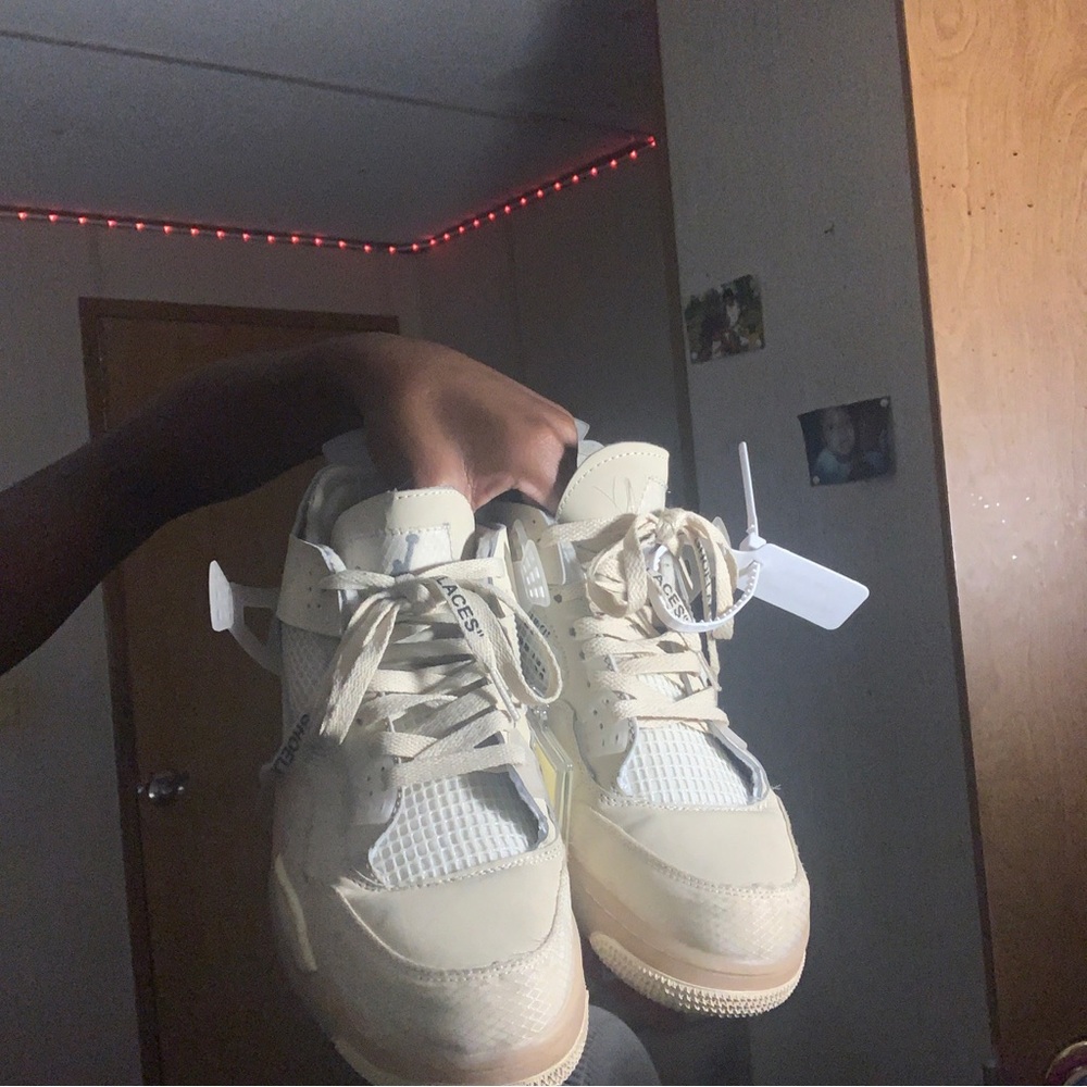 off white jordan 4s